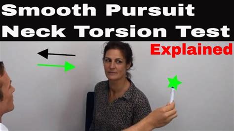 smoot pursuit neck torsion test|vestibular special tests physical therapy.